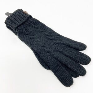 NOELLE | Davenport Cable Gloves Black NWT